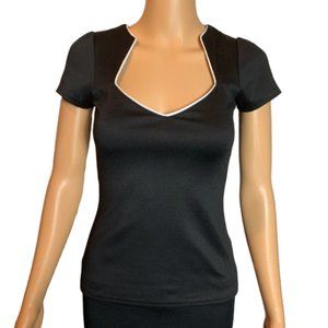 Steady Short Sleeve Rockabilly Black Shirt